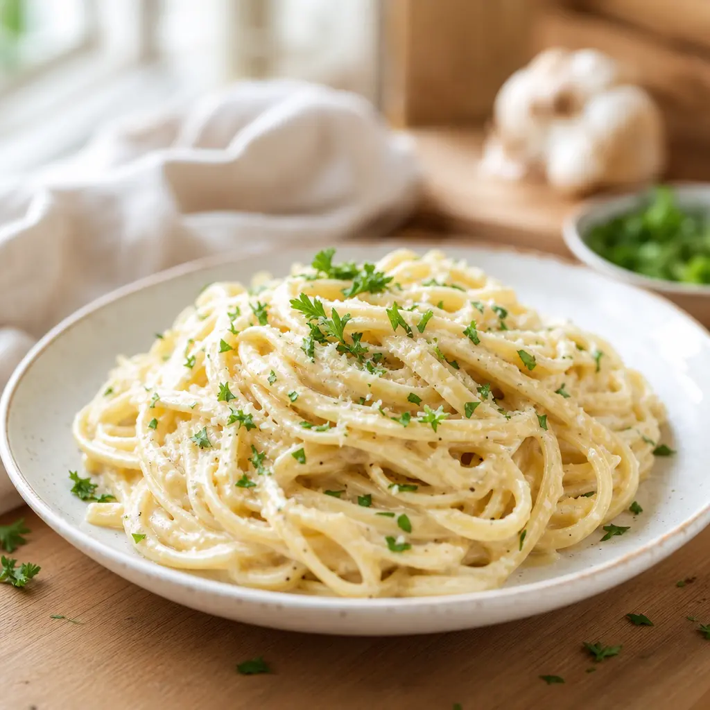 2ingredient pasta dinner - final presentation