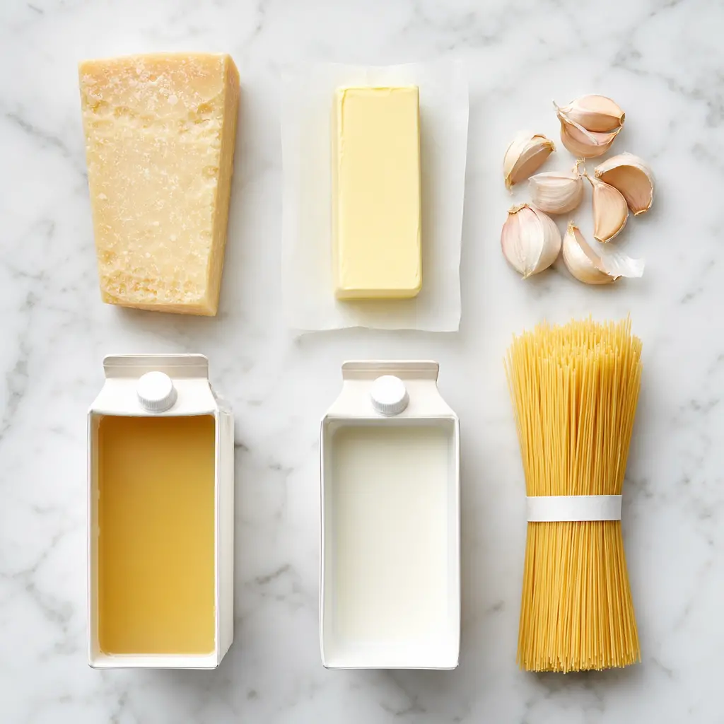 2ingredient pasta dinner - main ingredients