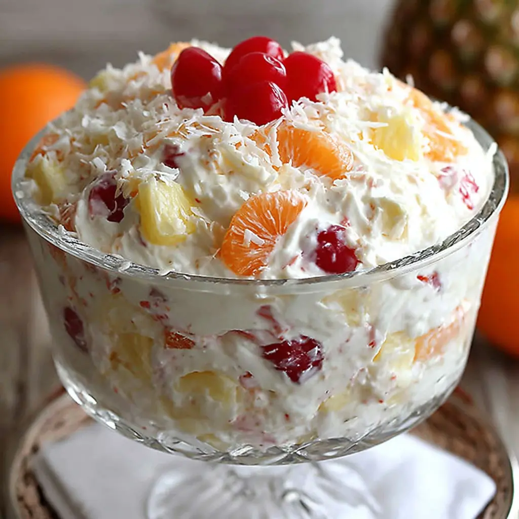 ambrosia salad - final presentation