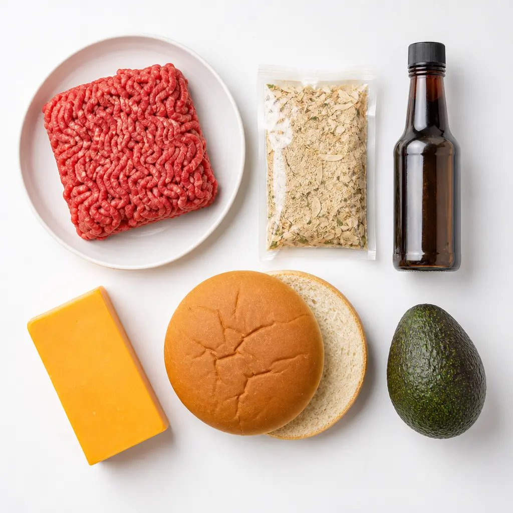 best beef for grilling burgers - main ingredients
