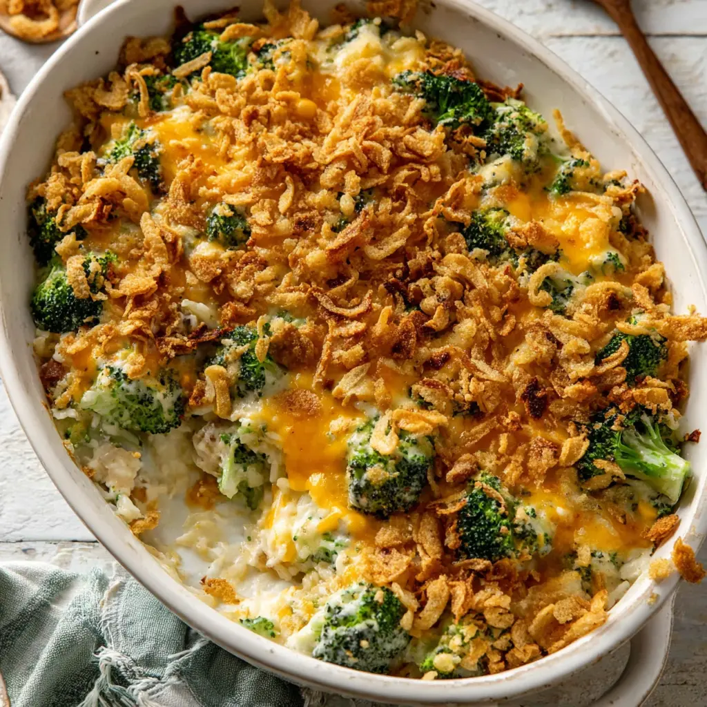 How to Make Broccoli Chicken Cheese Wild Rice Casserole?