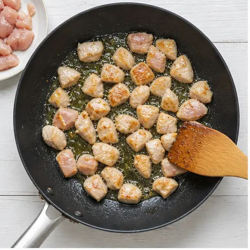 chicken stir fry step 1