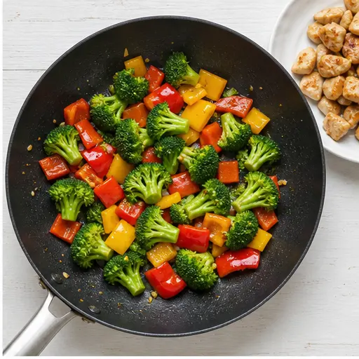 chicken stir fry step 2
