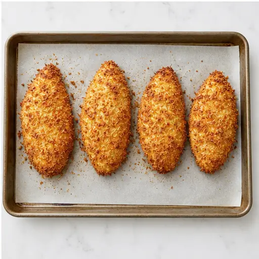 Step 4: Baking until golden and crispy