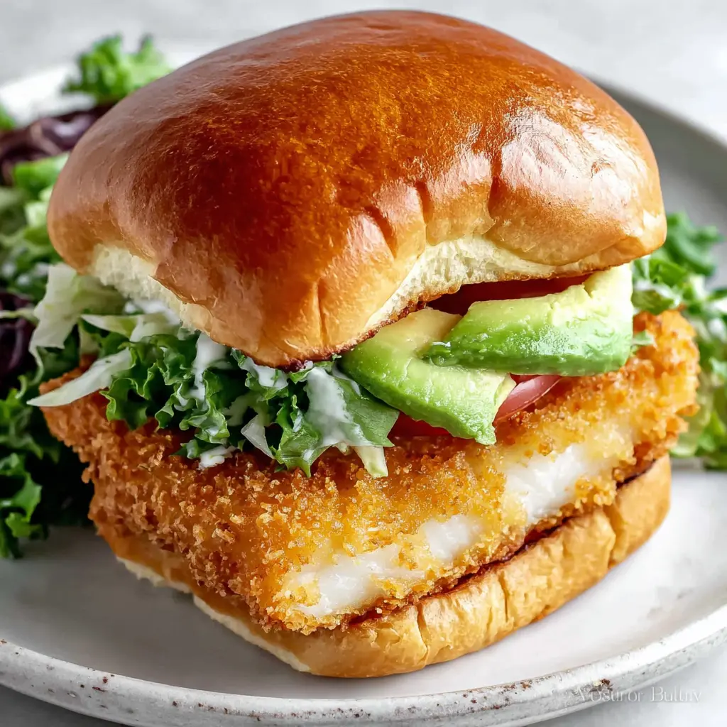 fried cod fish sandwich