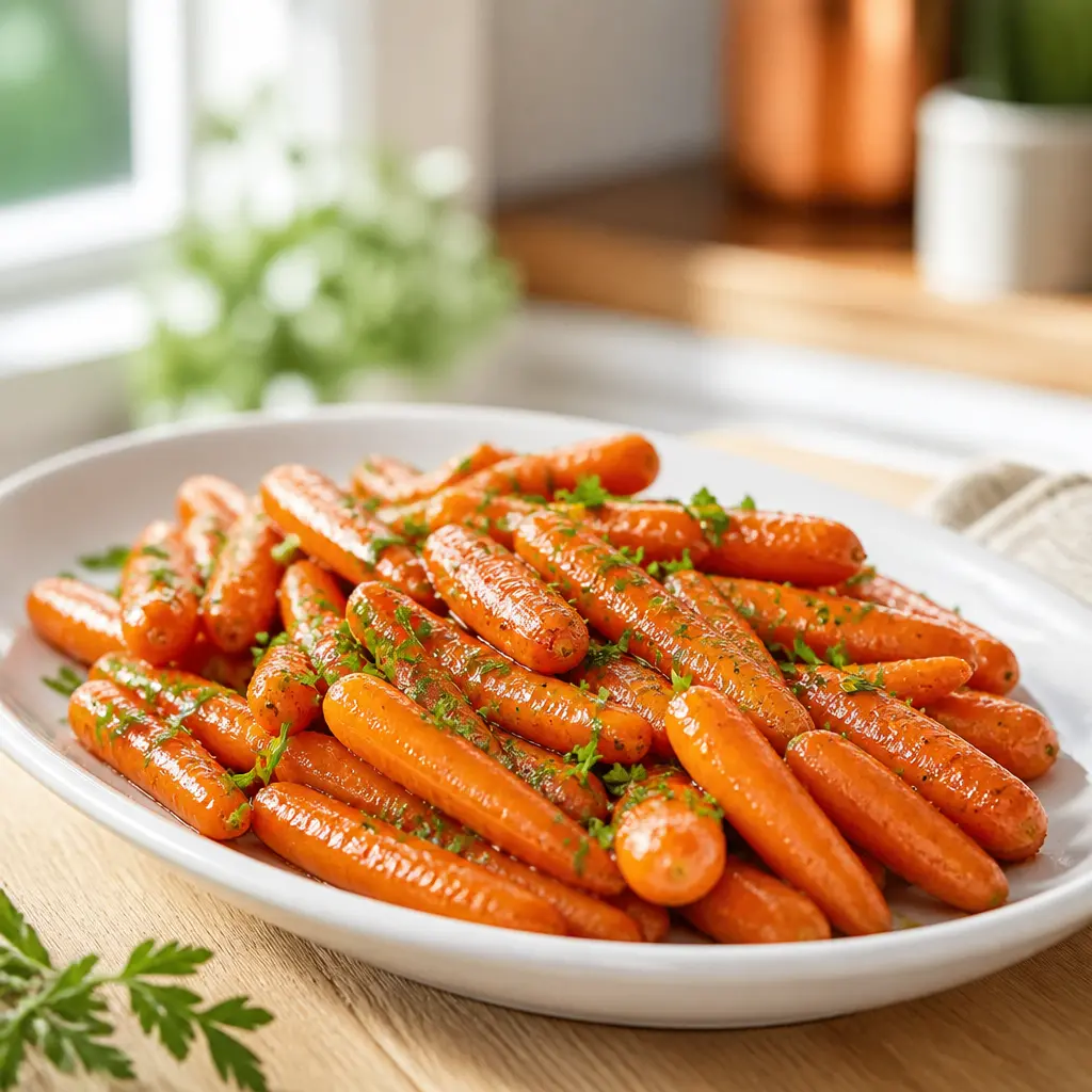 glazed carrots - final presentation