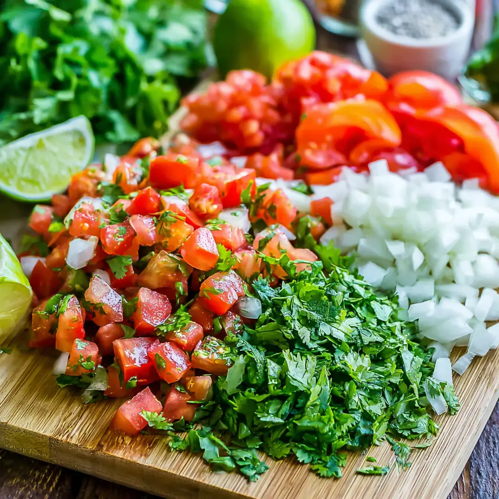 habanero pico de gallo - main ingredients
