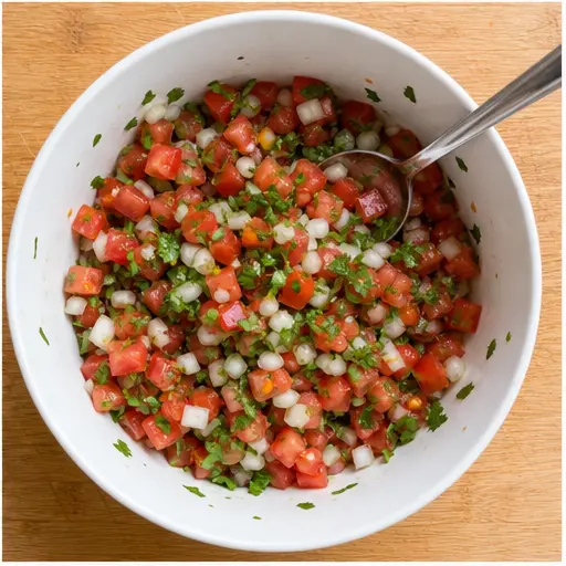Step 4: Combining all ingredients in a bowl