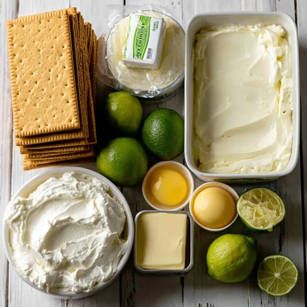 key lime pie - main ingredients