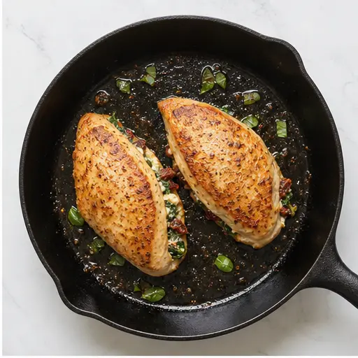 Step 2: Sear chicken until golden brown