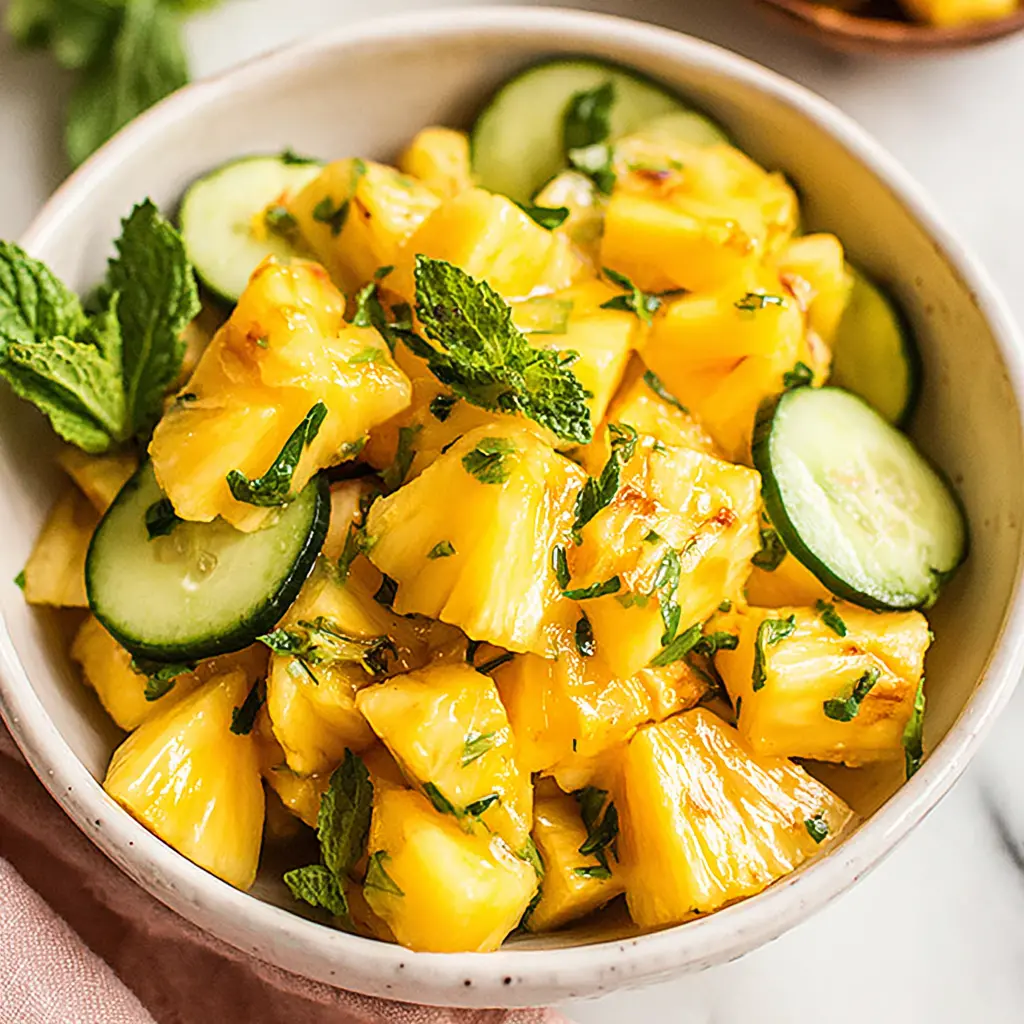 pineapple cucumber salad