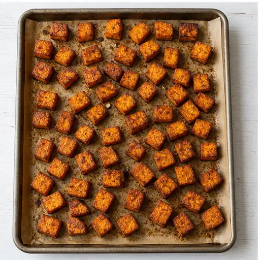 Step 3: Roasting halfway through with visible caramelization