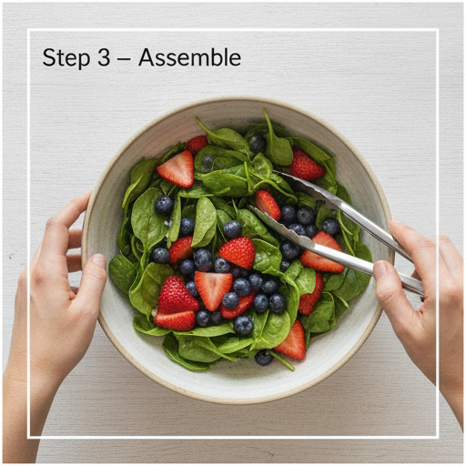 berry summer salad - step 3