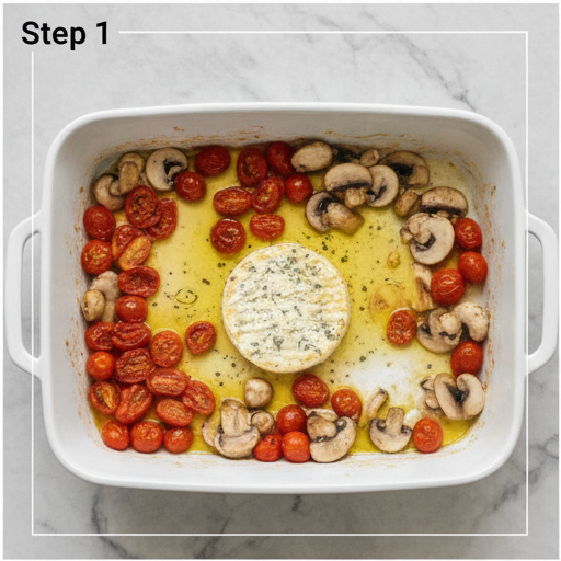 boursin pasta - step 1
