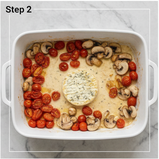 boursin pasta - step 2