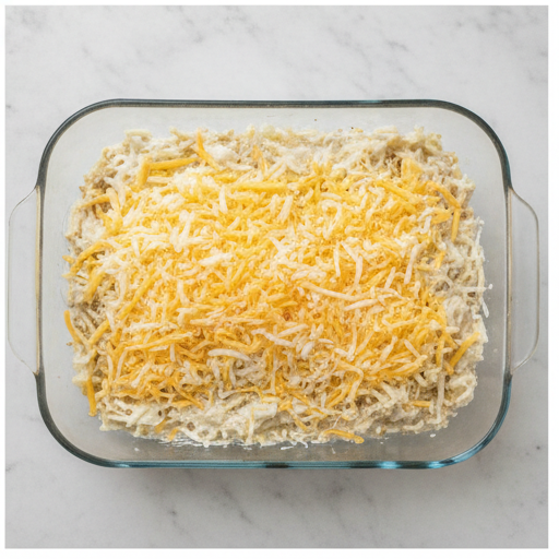 cracker barrel hashbrown casserole - step 4