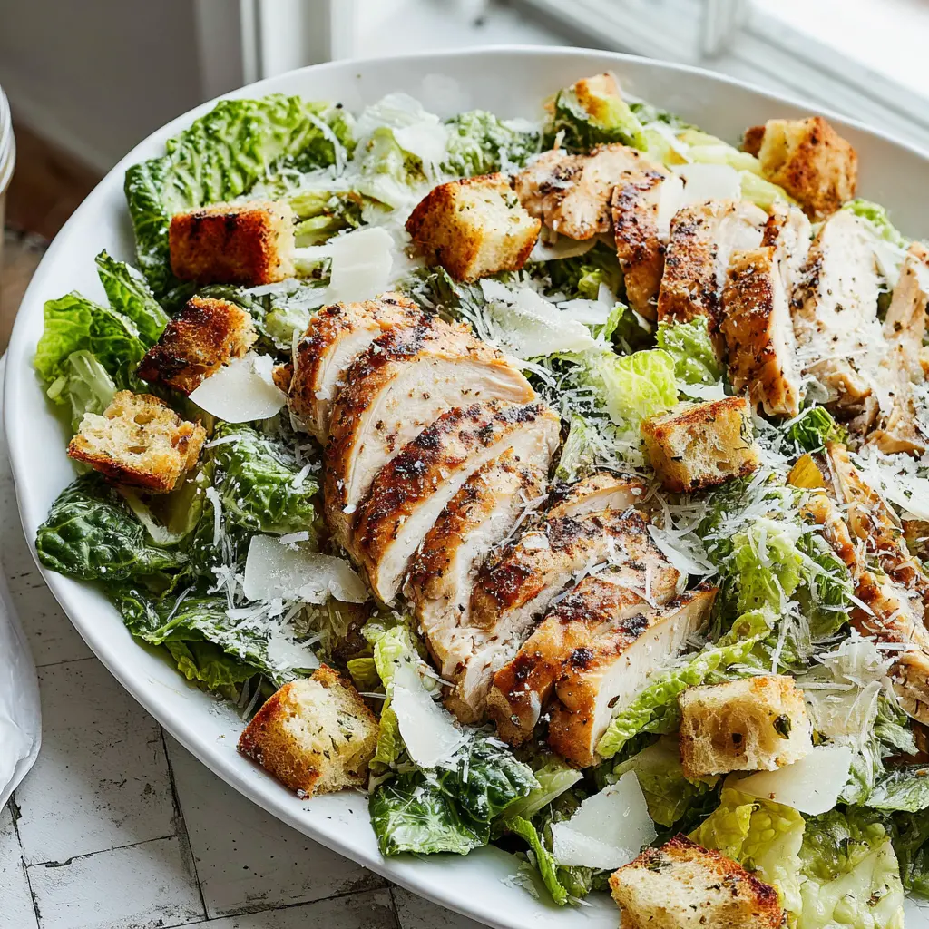crispy chicken caesar salad 952530363