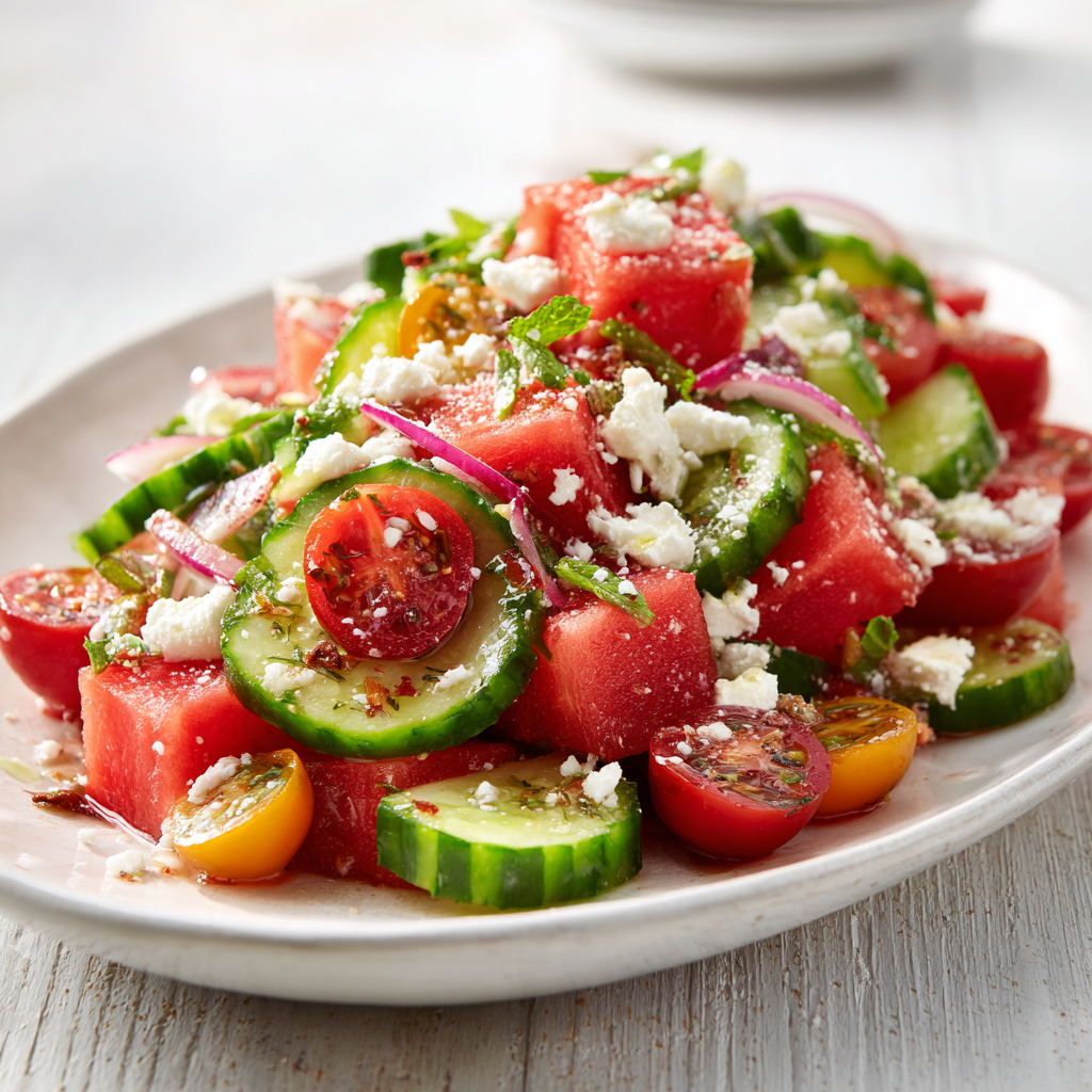 cucumber tomato salad
