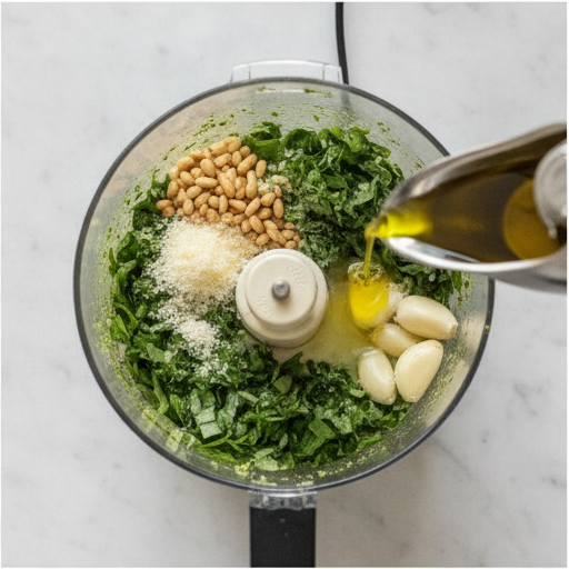 easy pesto recipe - step 2