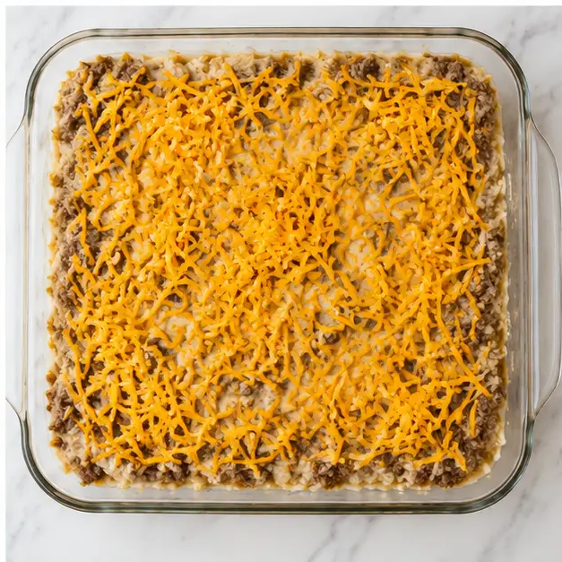 Step 4: Assembling the casserole