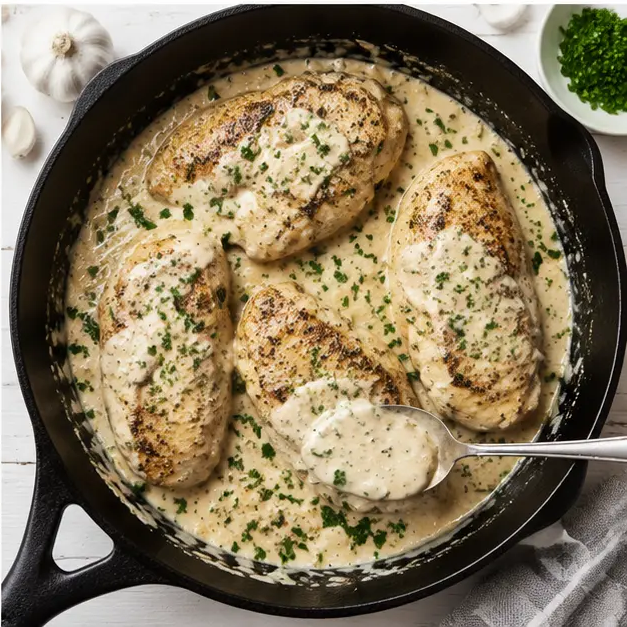 Step 4: Coating chicken in sauce