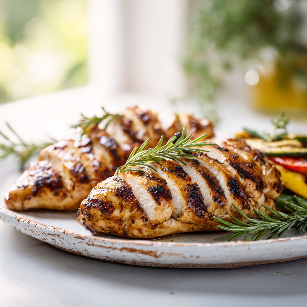 grilled chicken marinade - final presentation