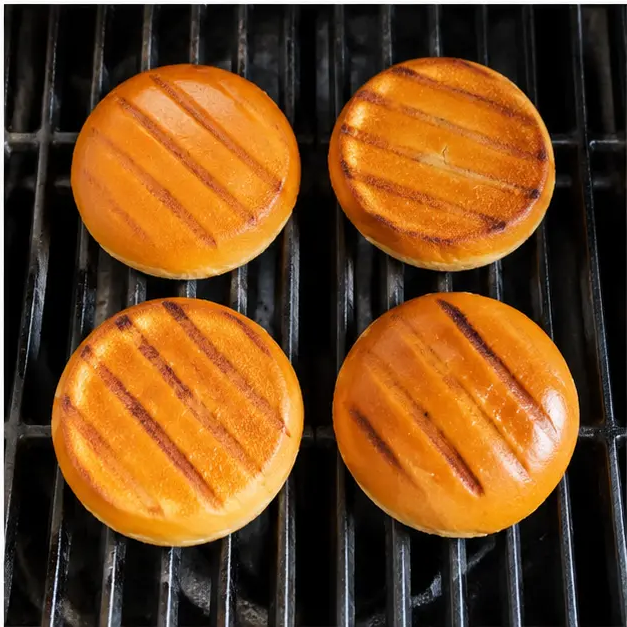 Step 4: Toasting buns on the grill