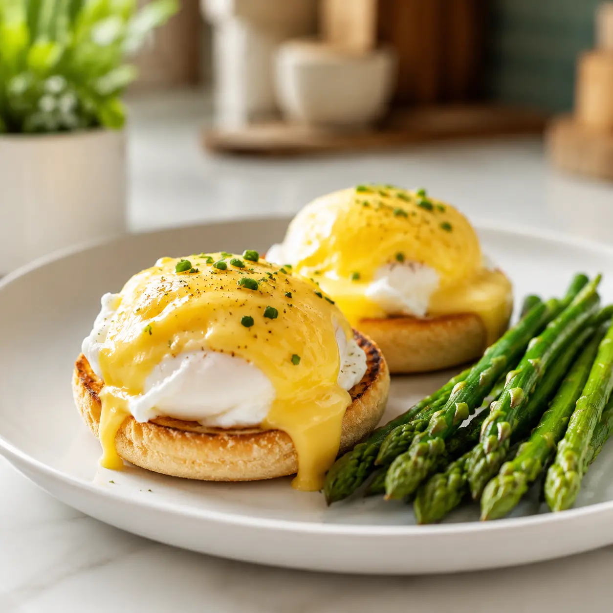 hollandaise sauce - final presentation
