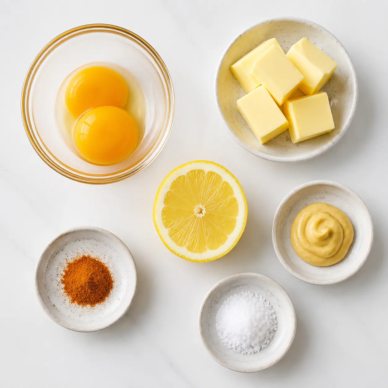 hollandaise sauce - main ingredients