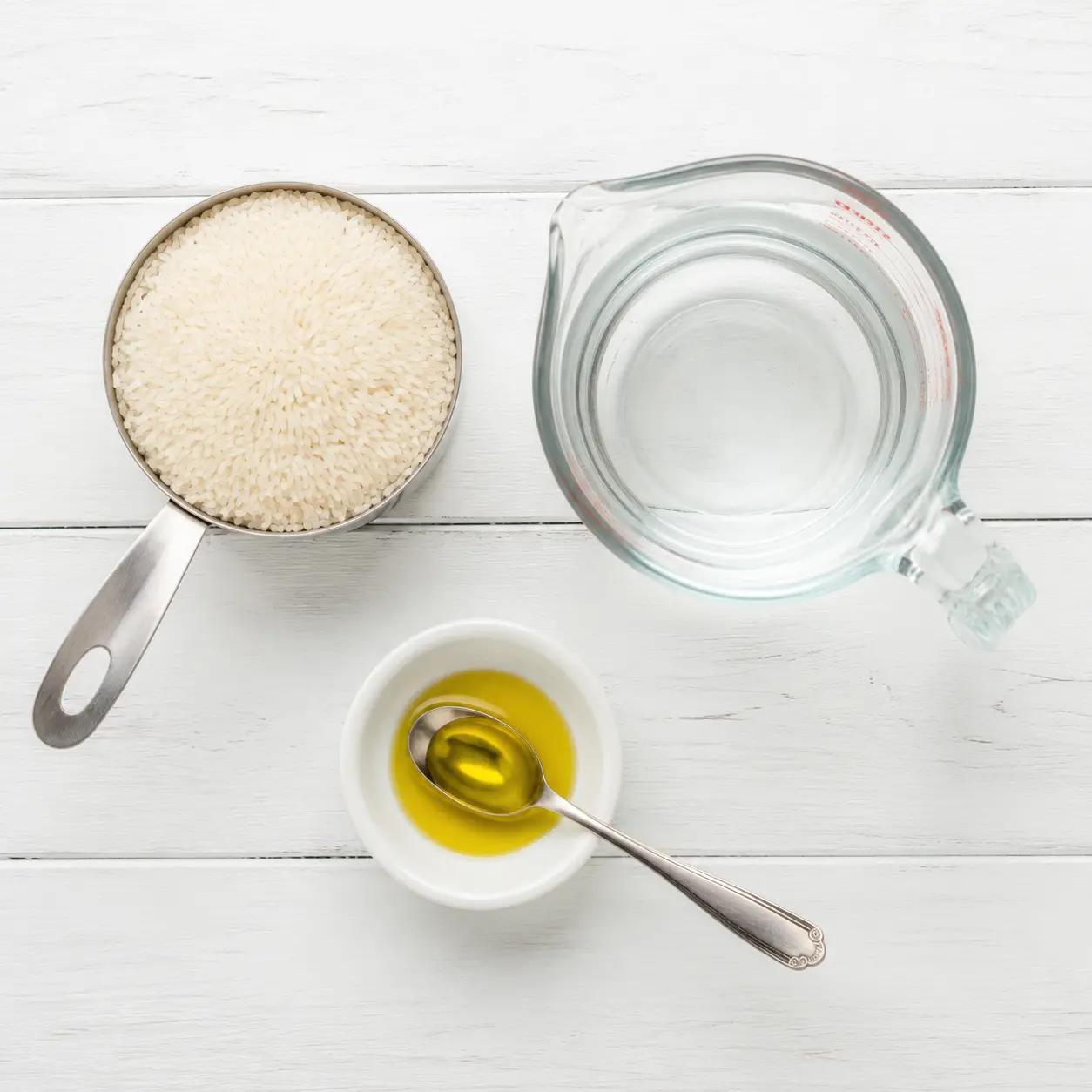 how to cook rice - main ingredients