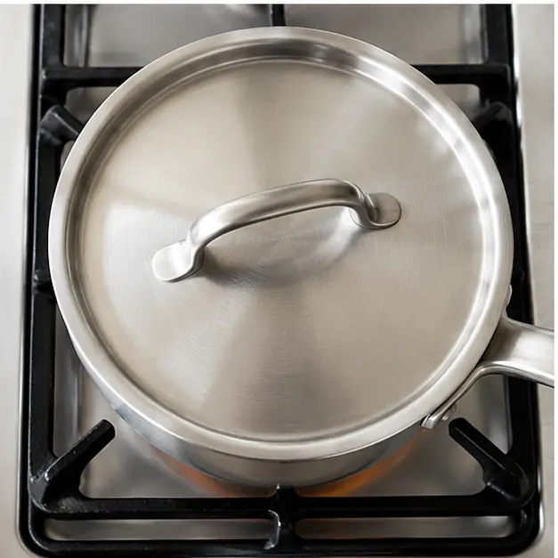 Step 3: Cover and simmer on low heat