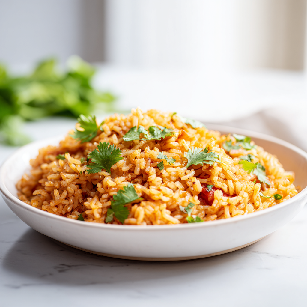 instant pot mexican rice - final presentation