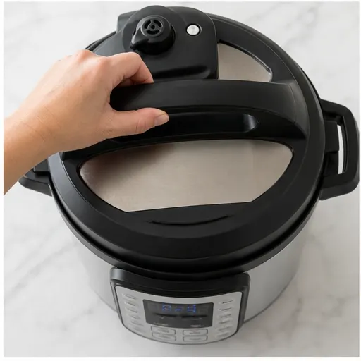 Step 3: Setting the Instant Pot to high pressure for 8 minutes