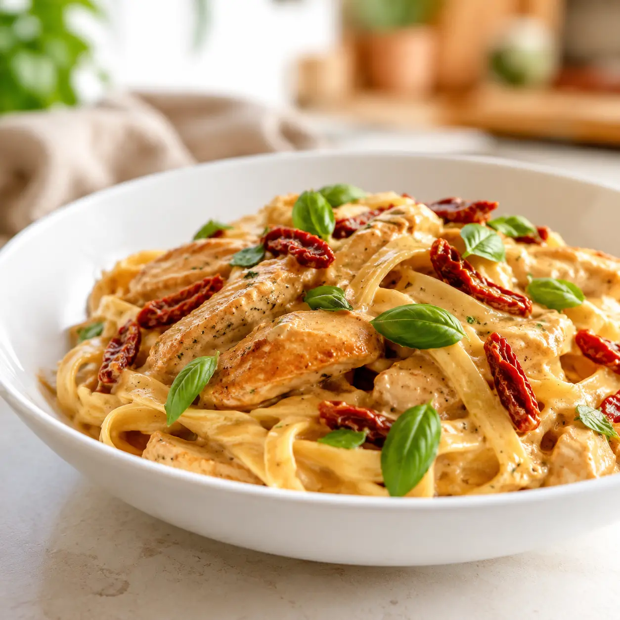 marry me chicken pasta - final presentation