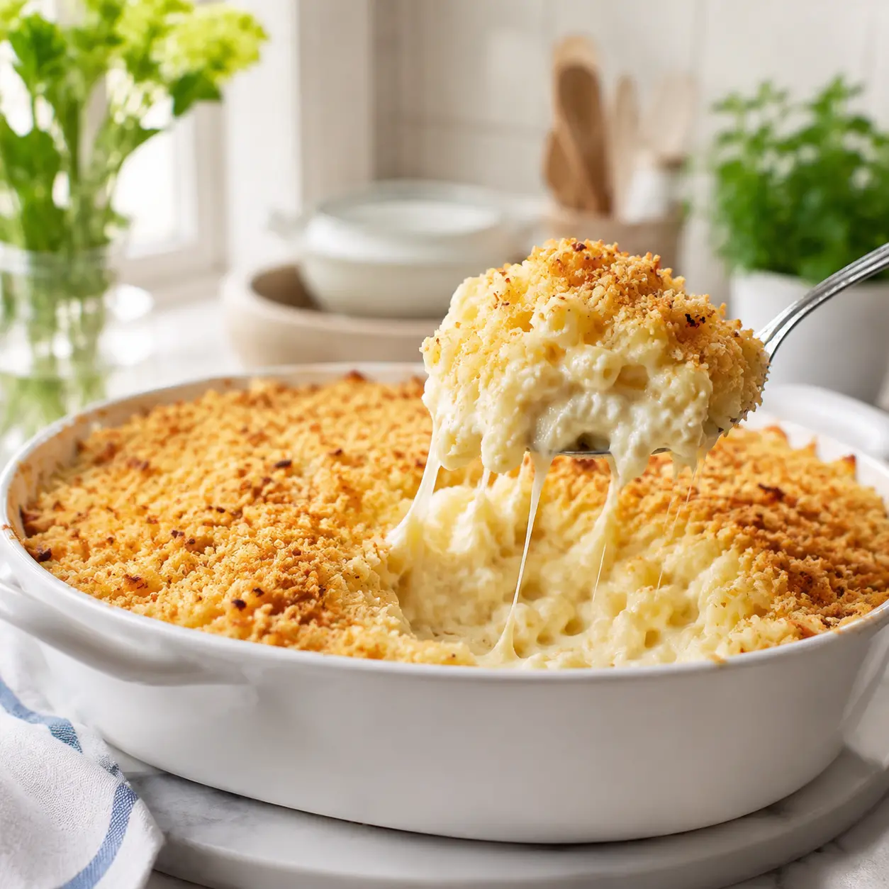martha stewart mac and cheese - final presentation