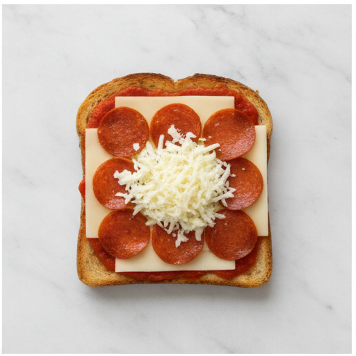 pizza grilled cheese - step 2