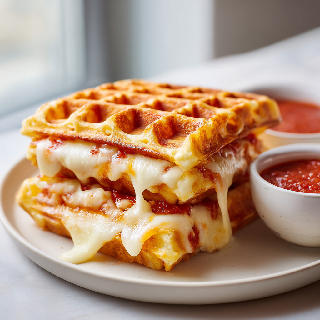 pizza waffles
