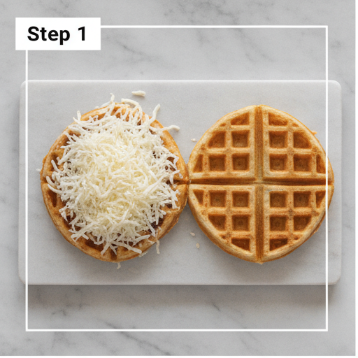 pizza waffles - step 1