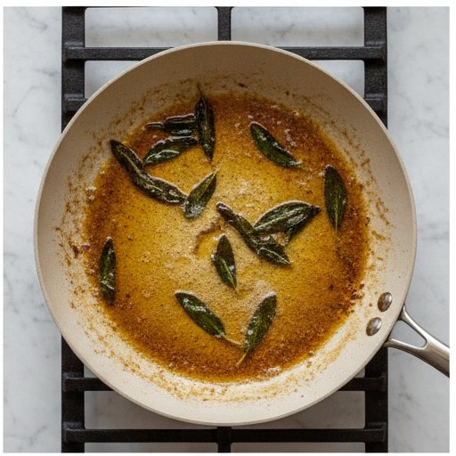 ravioli with sage butter sauce - step 2