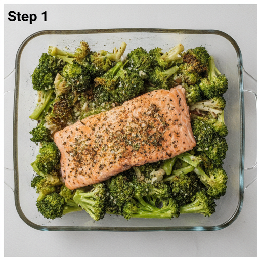salmon pasta without cream - step 1