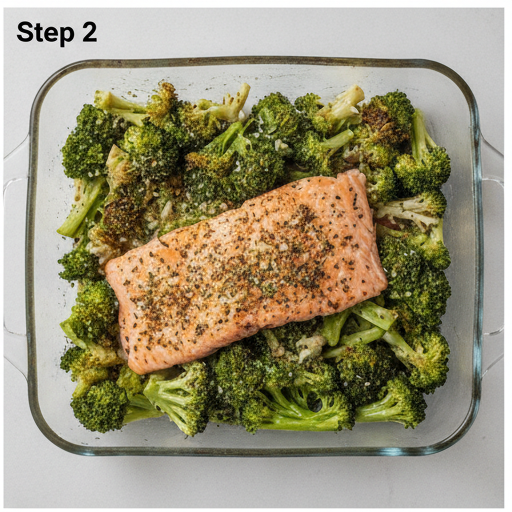 salmon pasta without cream - step 2