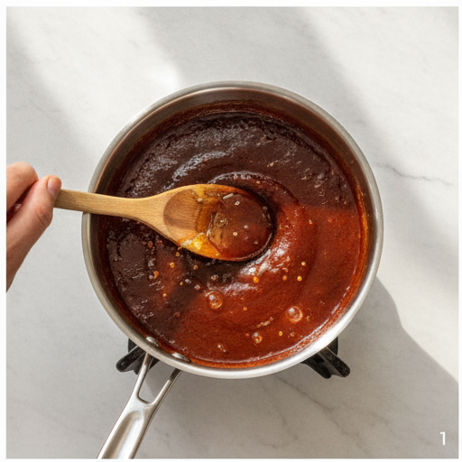 sheet pan bbq chicken - step 1