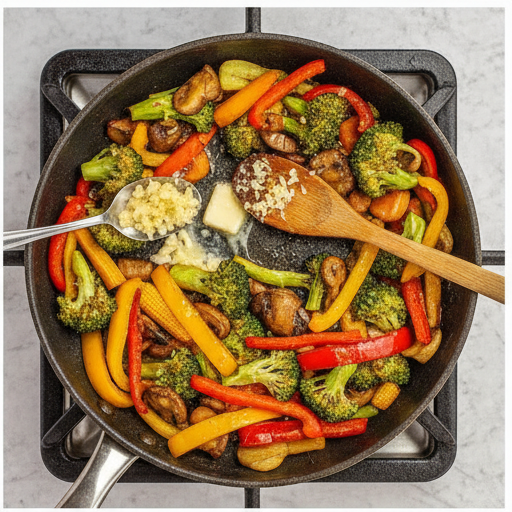 stir fry vegetables - step 2