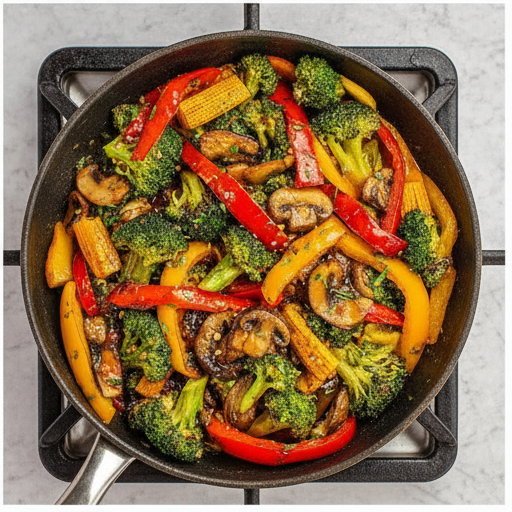 stir fry vegetables - step 4