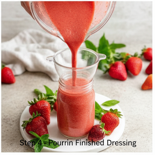 strawberry vinaigrette - step 4