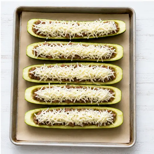 Step 4: Top with cheese before final bake