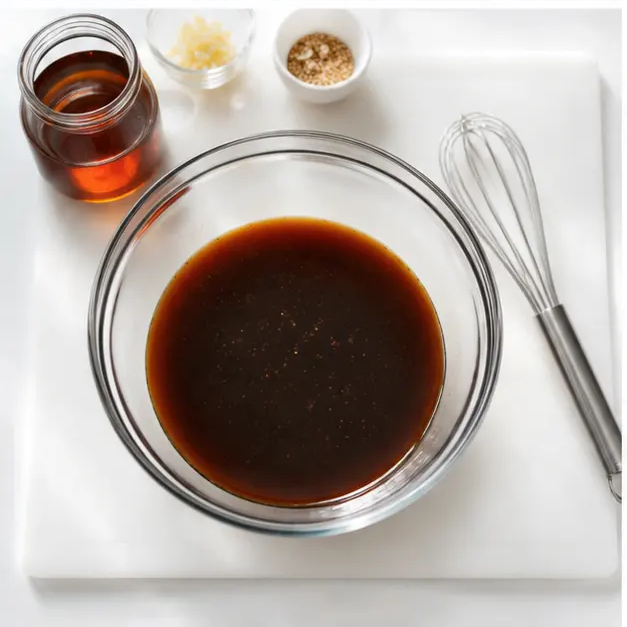 Step 3: Whisking teriyaki sauce ingredients
