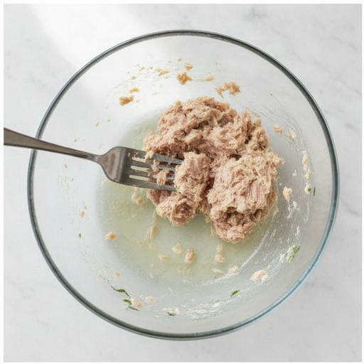tuna salad croissant sandwich - step 1