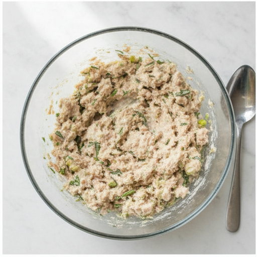 tuna salad croissant sandwich - step 3