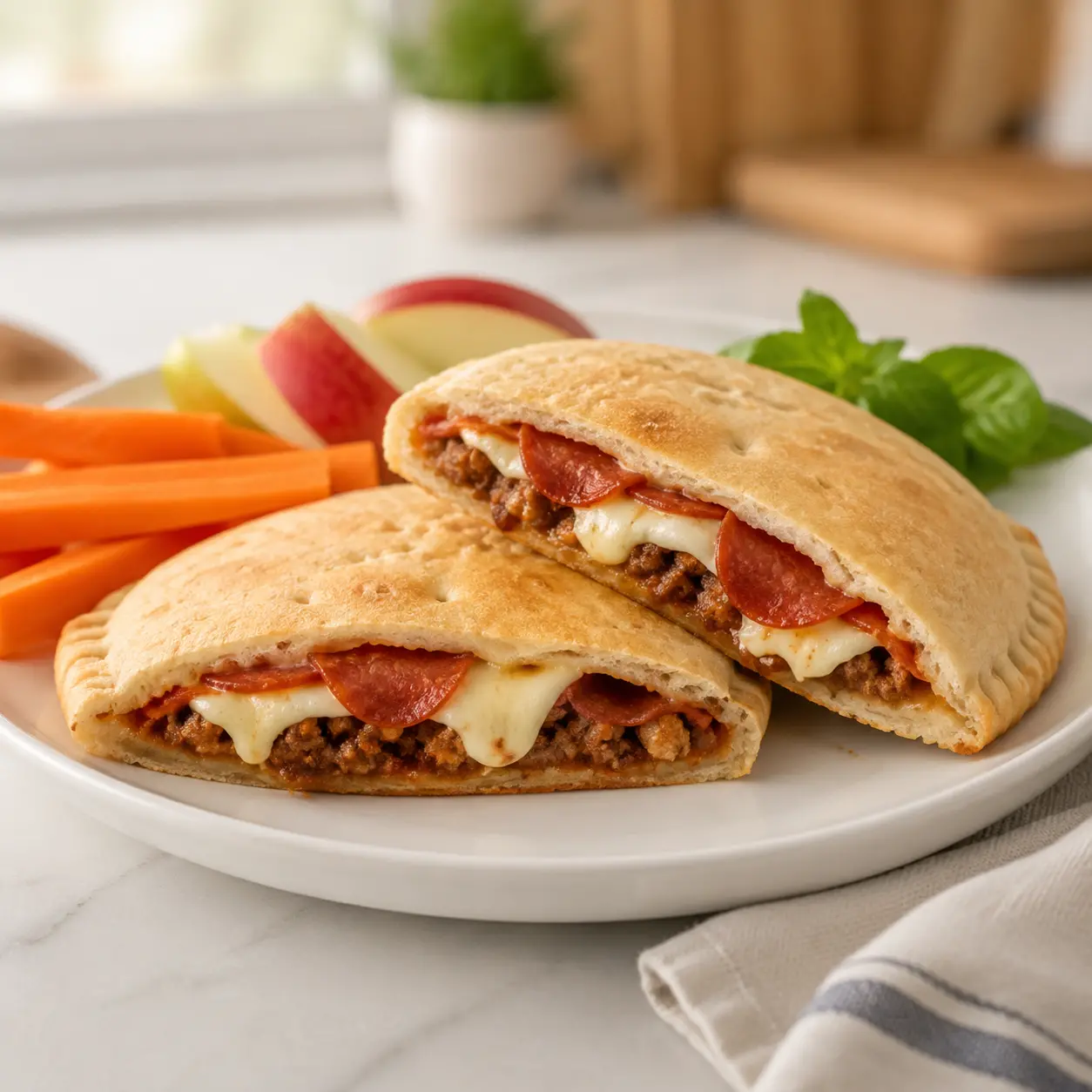 uncrustables burger sandwich - final presentation